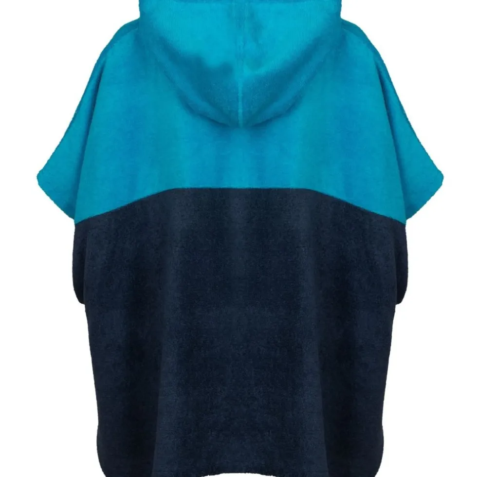 Trollkids Kvalvika Surf Badponcho kinderen - Vivid Blue/ Mystic Blue