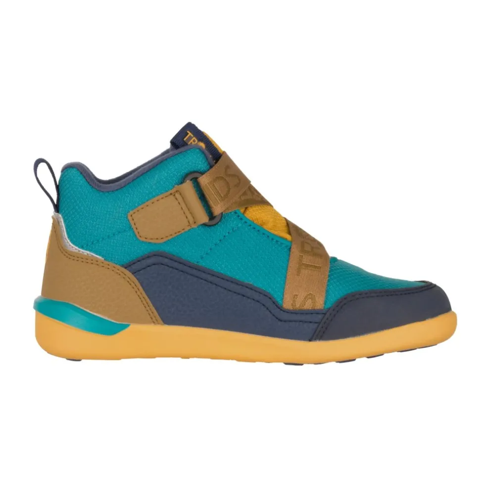 Trollkids Nordfjord Winter Barefoot Schoenen Kinderen - Dark Cyan/Bronze/Mystic Blue
