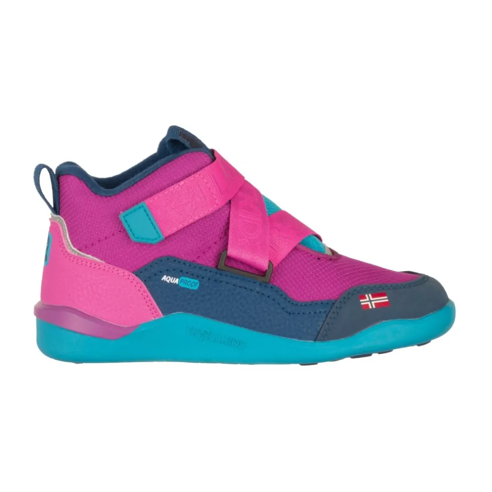 Trollkids Nordfjord Winter Barefoot Schoenen Kinderen - Bright Berry/Light Magenta/Dark Turquoise
