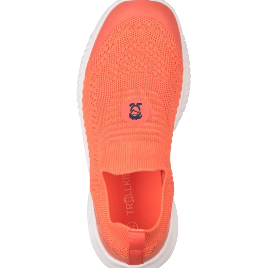 Schoenen < Trollkids Oslo XT Sneakers Kinderen - Mellow Peach/Madeira Blue