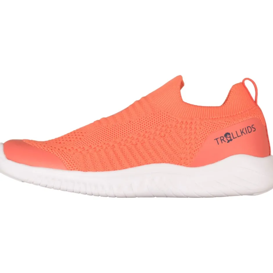 Schoenen < Trollkids Oslo XT Sneakers Kinderen - Mellow Peach/Madeira Blue