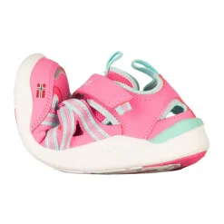 Trollkids Saltfjord Barefoot Sandalen Kinderen - Light Magenta/Dark Mint