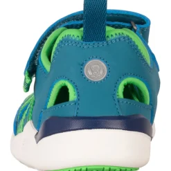 Trollkids Saltfjord Barefoot Sandalen Kinderen - Dark Marine/Fresh Green/Mystic Blue