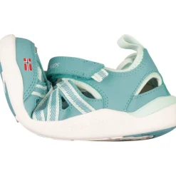Trollkids Saltfjord Barefoot Sandalen Kinderen - Aqua Haze/Aqua Marble