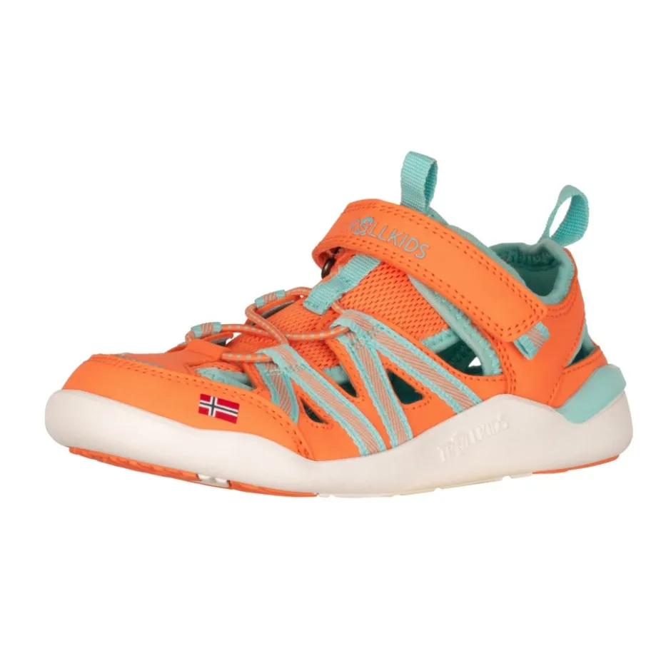 Barefoot Schoenen|Barefoot Schoenen < Trollkids Saltfjord Barefoot Sandalen Kinderen - Coral Haze/Morning Dew