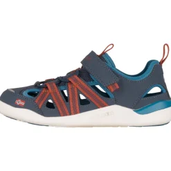Trollkids Saltfjord Barefoot Sandalen Kinderen - Mystic Blue/Red Clay/ Summernight Blue