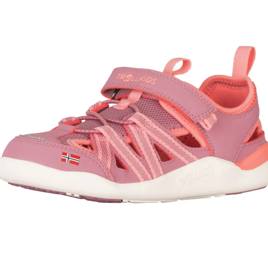 Barefoot Schoenen|Schoenen < Trollkids Saltfjord Barefoot Sandalen Kinderen - Peony Rose/Orchid