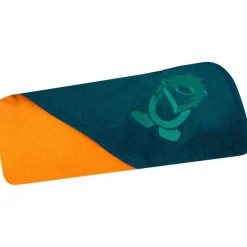 Accessoires|Lichaamsverzorging < Trollkids Sandefjord Handdoek voor kinderen - Sahara Sunset/ Lagoon Green