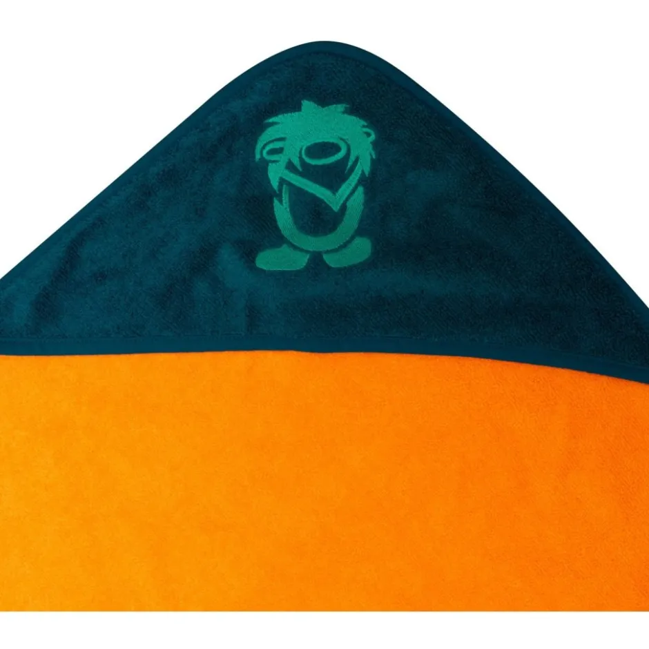Accessoires|Lichaamsverzorging < Trollkids Sandefjord Handdoek voor kinderen - Sahara Sunset/ Lagoon Green