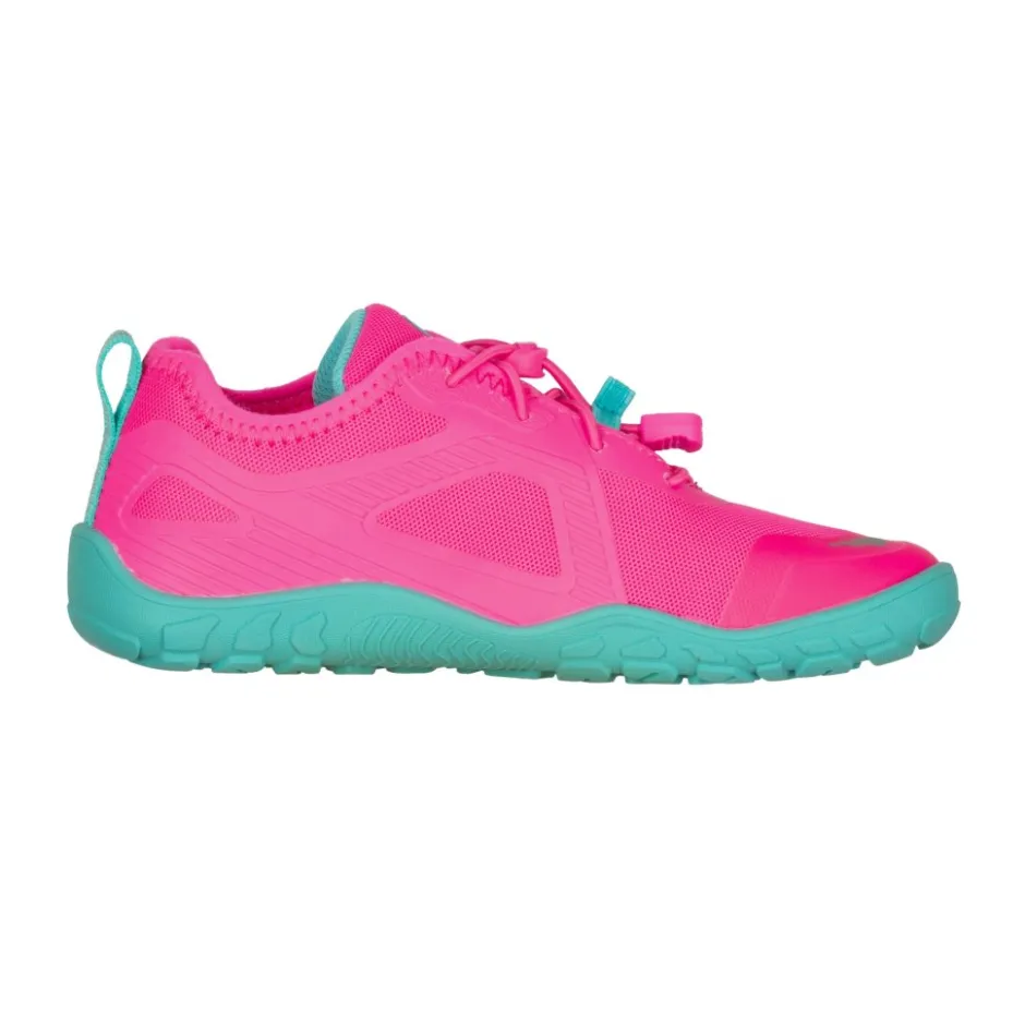 Barefoot Schoenen|Barefoot Schoenen < Trollkids Skanden Hiker Barefoot schoenen voor kinderen - Light Magenta/Dark Mint