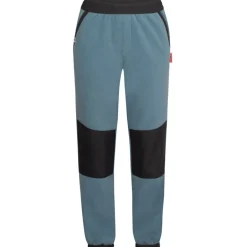 Broeken & Rokken < Trollkids Troll XT Fleece Broek Kinderen - Steel Blue/Zwart