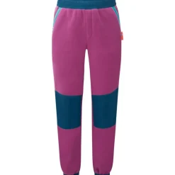 Trollkids Troll XT Fleece Broek Kinderen - Bright Berry/Madeira Blue/Lagoon Blue
