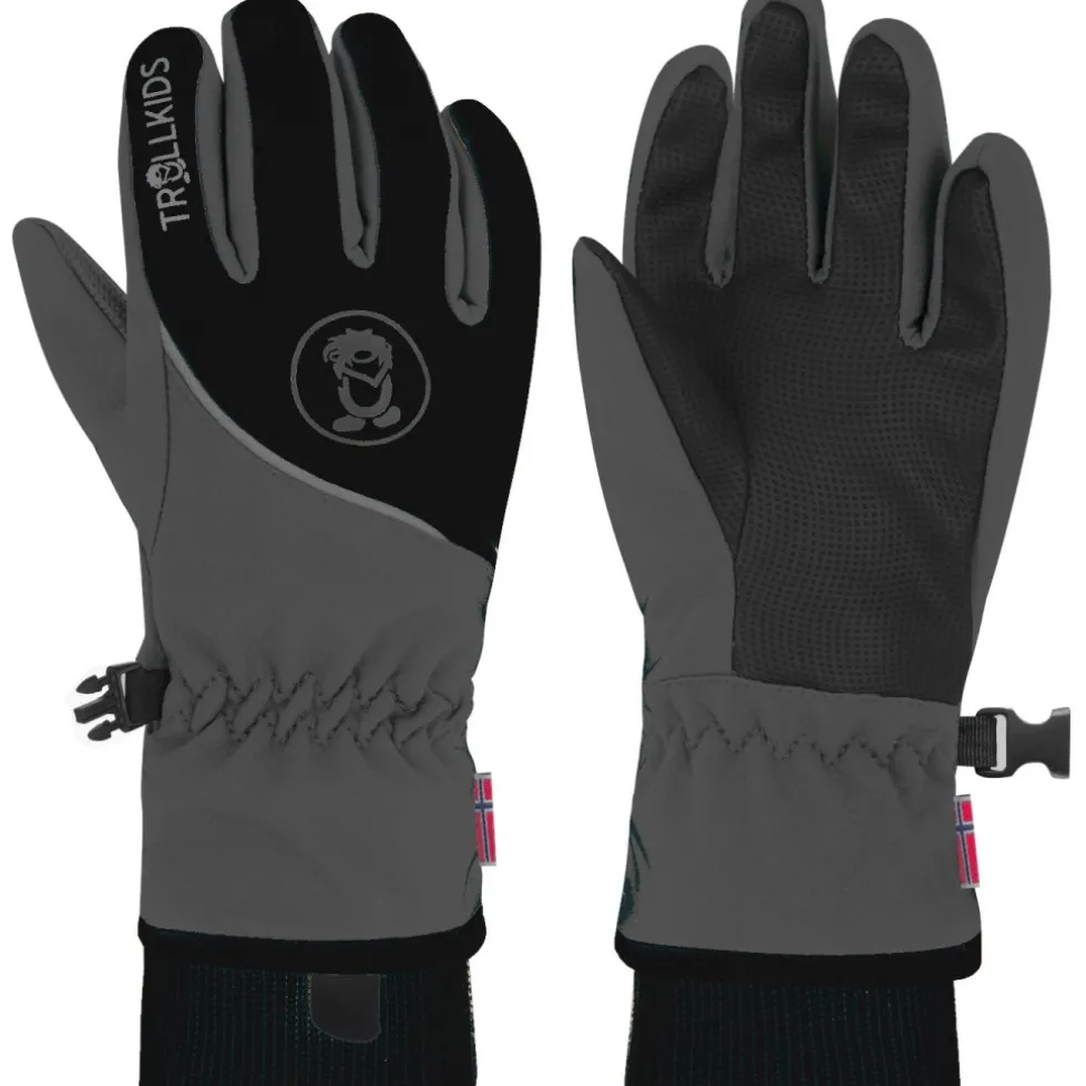 Trollkids Trolltunga Handschoenen Kinderen - Anthracite/Zwart