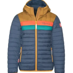 Trollkids Eikefjord Jas Kinderen - Bronze/Mystic Blue/Flame Orange