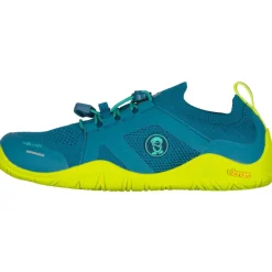 Barefoot Schoenen|Barefoot Schoenen < Trollkids Nordland Hiker Barefoot schoenen voor kinderen - Summernight Blue/Cool Lime