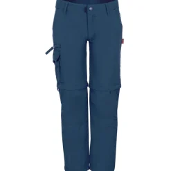 Trollkids Oppland Slim Fit Zip-Off Broek Kinderen - Mystic Blue