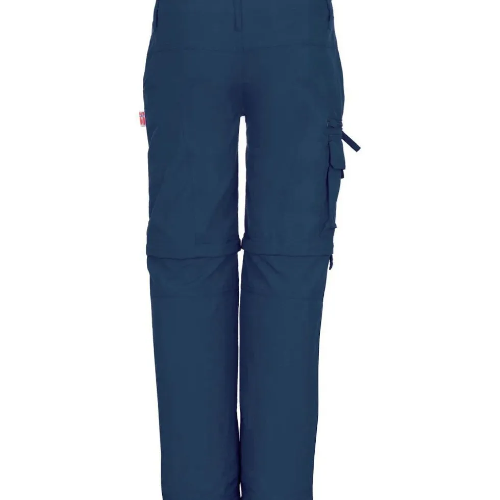 Trollkids Oppland Slim Fit Zip-Off Broek Kinderen - Mystic Blue