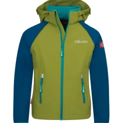 Trollkids Rondane XT Zip-Off Jas Kinderen - Jungle Green/Navy