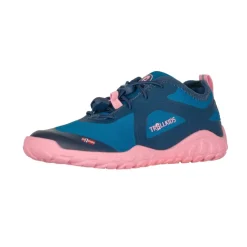 Trollkids Skanden Hiker Barefoot schoenen voor kinderen - Madeira Blue/Peony Rose