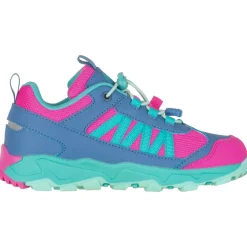 Trollkids Tronfjell Hiker Low Wandelschoenen Kinderen - Light Magenta/Cornflower/Aquamarine/Morning Dew