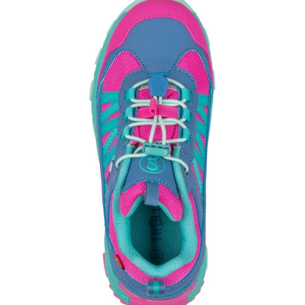 Trollkids Tronfjell Hiker Low Wandelschoenen Kinderen - Light Magenta/Cornflower/Aquamarine/Morning Dew