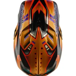 Troy Lee Designs D4 Carbon MIPS Helm - Crest Gold