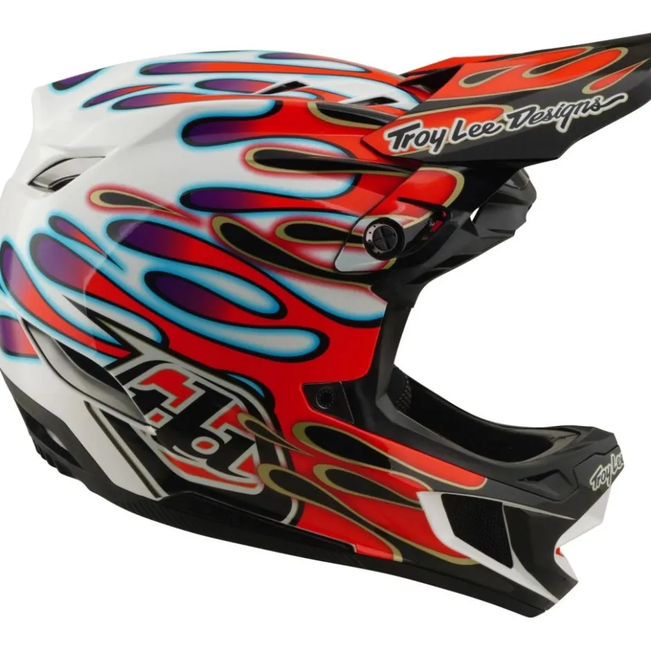Mtb-Helmen|Downhill Helmen < Troy Lee Designs D4 Copoite IP He - Overpray White/Red