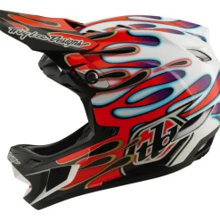 Mtb-Helmen|Downhill Helmen < Troy Lee Designs D4 Copoite IP He - Overpray White/Red