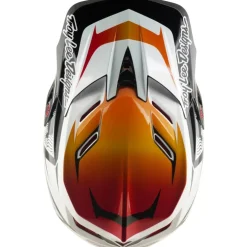 Troy Lee Designs D4 Composite MIPS Helm - Lined Up White