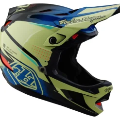 Troy Lee Designs D4 Composite MIPS Helm - Drip Glo Yellow