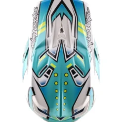 Troy Lee Designs D4 Composite MIPS Helm - Crest Real Teal