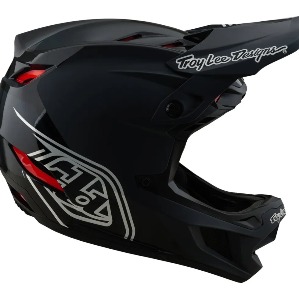 Troy Lee Designs D4 Polyacrylite MIPS Helm - Shadow Black