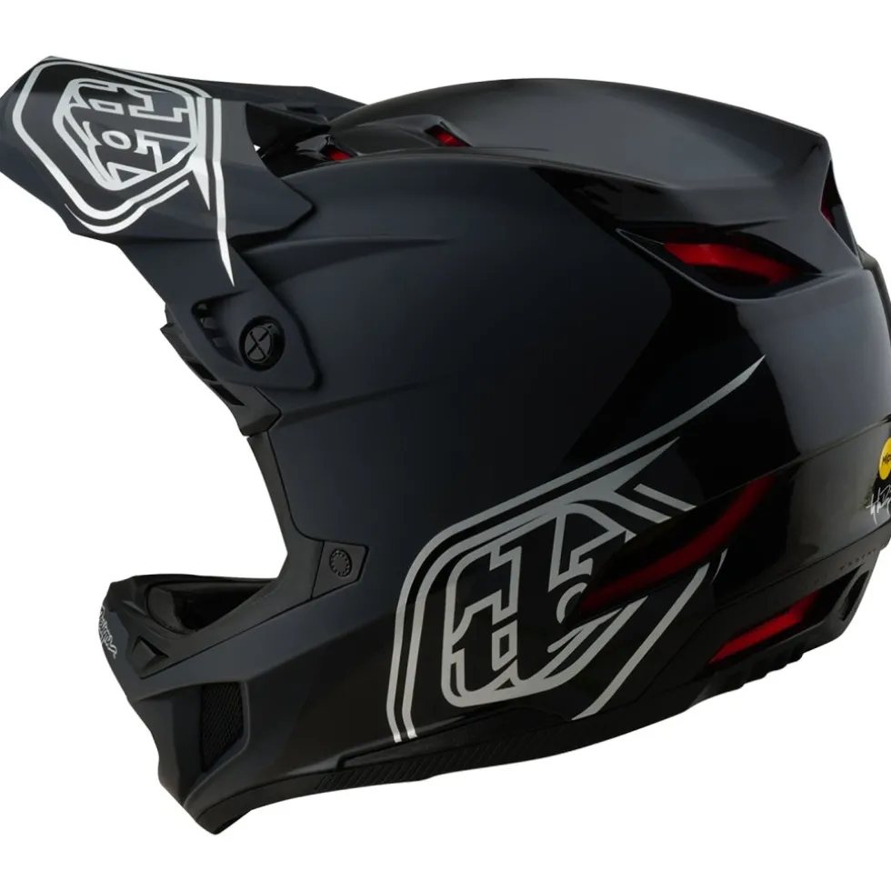 Troy Lee Designs D4 Polyacrylite MIPS Helm - Shadow Black