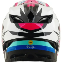 Troy Lee Designs D4 Polyacrylite MIPS Helm - Roamer Magenta