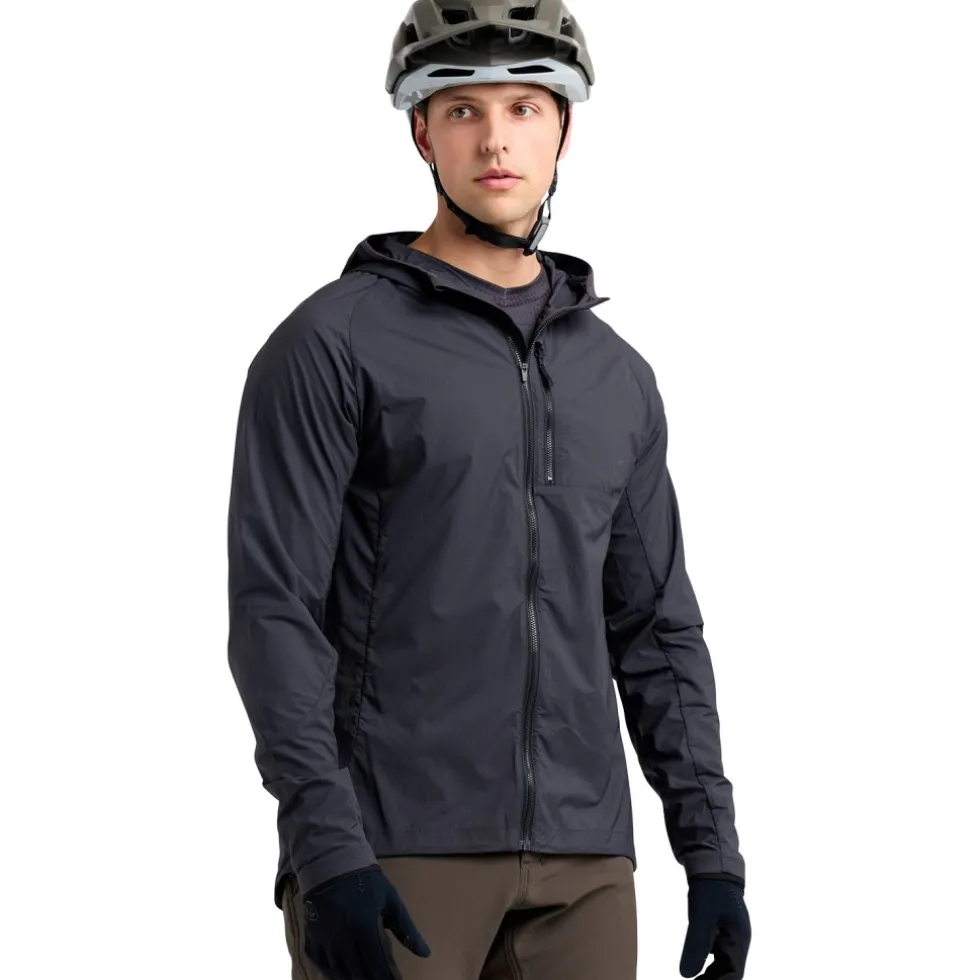 Troy Lee Designs Drift Windbreaker Jas Heren - Mono Carbon
