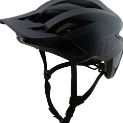 Troy Lee Designs Flowline MIPS Helm - Point Black/Charcoal