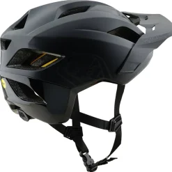 Troy Lee Designs Flowline MIPS Helm - Point Black/Charcoal
