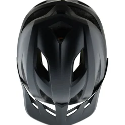 Troy Lee Designs Flowline MIPS Helm - Point Black/Charcoal