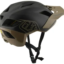 Troy Lee Designs Flowline MIPS Helm - Point Charcoal/Timber