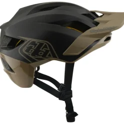 Troy Lee Designs Flowline MIPS Helm - Point Charcoal/Timber