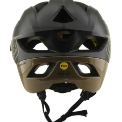 Troy Lee Designs Flowline MIPS Helm - Point Charcoal/Timber