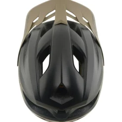 Troy Lee Designs Flowline MIPS Helm - Point Charcoal/Timber