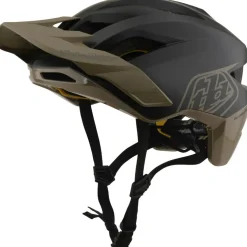 Troy Lee Designs Flowline MIPS Helm - Point Charcoal/Timber