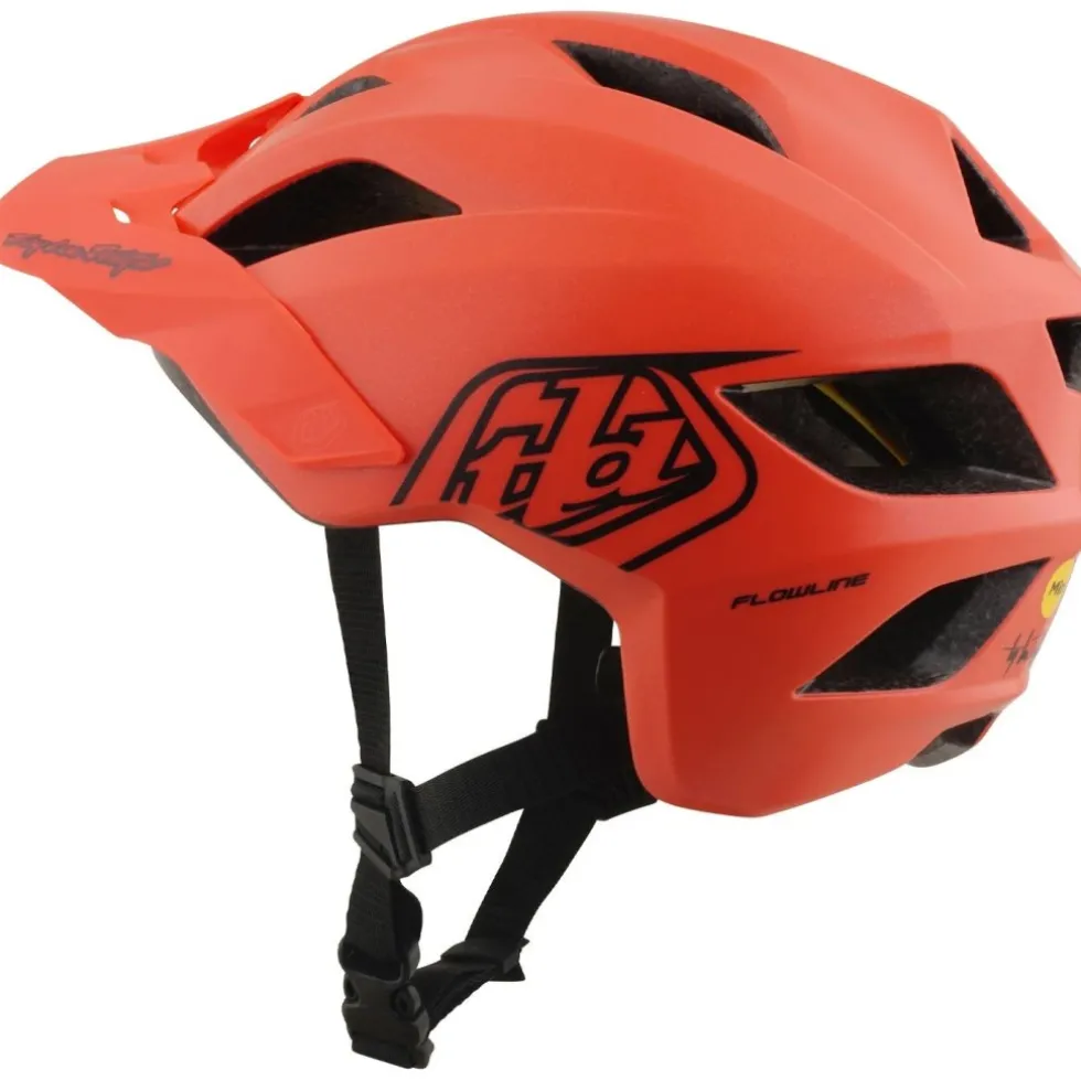 Troy Lee Designs Flowline MIPS Helm Kinderen - Point Coral/Charcoal