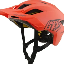 Troy Lee Designs Flowline MIPS Helm Kinderen - Point Coral/Charcoal