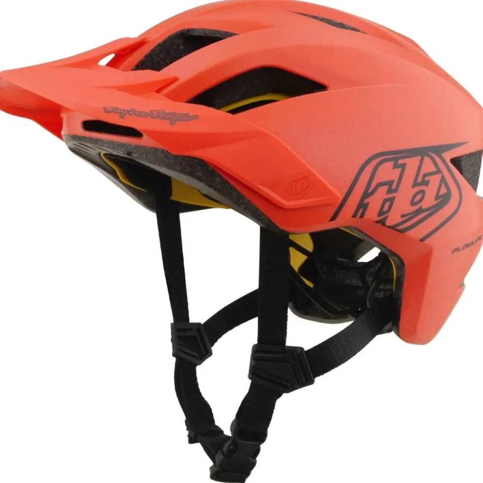 Troy Lee Designs Flowline MIPS Helm Kinderen - Point Coral/Charcoal
