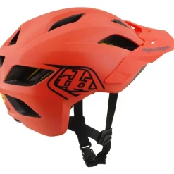 Troy Lee Designs Flowline MIPS Helm Kinderen - Point Coral/Charcoal