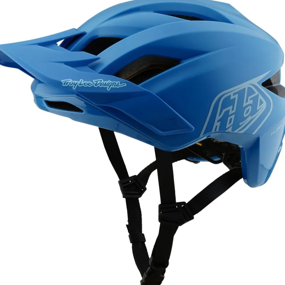 Troy Lee Designs Flowline MIPS Helm - Point Cobalt/Blue