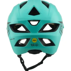 E-Bike Helmen < Troy Lee Designs Flowline MIPS Helm Kinderen - Point Charcoal/Real Teal