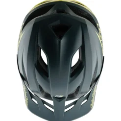 Troy Lee Designs Flowline SE MIPS Helm - Badge Gray/Glo Yellow